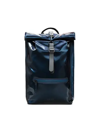 RAINS | Rucksack ROLLTOP W3 | blau